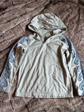 Tea Collection Hooded Tee size 6 Grey Long Sleeve T-Shirt Boys or Girls